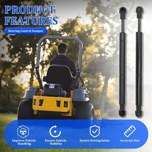 2 قطعة مخمدات التحكم في التوجيه متوافقة مع Hustler Raptor X XD XL SD SDX XDX Flip-Up Limited FasTrak BigDog Riding Mower استبدال 603983 P7124 P10117 in Kuwait