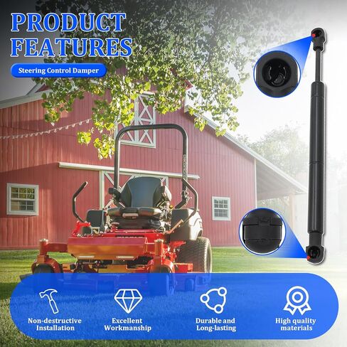 2 قطعة مخمدات التحكم في التوجيه متوافقة مع Hustler Raptor X XD XL SD SDX XDX Flip-Up Limited FasTrak BigDog Riding Mower استبدال 603983 P7124 P10117 in Kuwait