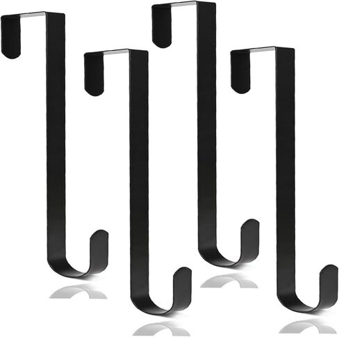 Wreath Hanger, 15" Wreath Hangers for Front Door, Indoor or Outdoor Over The Door Heavy Duty Wreath Hook Hanger for Easter Spring Halloween Xmas Wreath Decorations, Steel Material, 20lb Load Bearing in Saudi Arabia