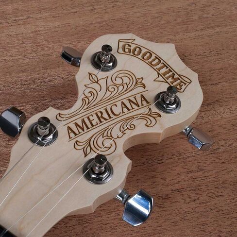 Deering Goodtime Americana Openback Banjo مقاس 12 بوصة مع مجموعة حافظة صلبة مفتوحة الظهر من Instrument Alley - صناعة أمريكية GAM in Kuwait