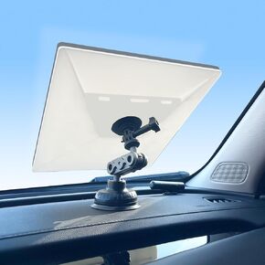 Starlink Mini Car Mount, Easy Adjustable and Installation Portable Starlink Mini Car Dashboard Suction Cup Mounting with Aluminum 1/4-20 Threaded Adapter for Rv/Camper