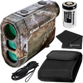 Nikon Laser Rangefinder PROSTAFF 1000i TrueTimber Kanati - Camo with Wearable4U Bundle