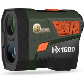 Aofar HX1600 Rangefinder مع شاشة OLED ذات اللون المزدوج ، البصريات المتوسطة للغاية مع 95 ٪+ إرسال الزجاج ، 1600 ياردة مع الزاوية والمسافة الأفقية ، المدى ، المسح ، وضع السرعة ، مقاوم للماء