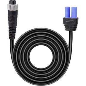 5FT Battery Power Cable, EC5 Connector Cable to GX15 Female Connector for Daiwa Shimano Force Master Electric Reel Power Cord