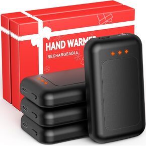 AI Hand Warmers Rechargeable, Reusable Portable Electric Hand Warmer, Fast Intelligent Heating in 1 Second, Gifts for Christmas, Outdoor, Golf, Hunting, Camping Accessories