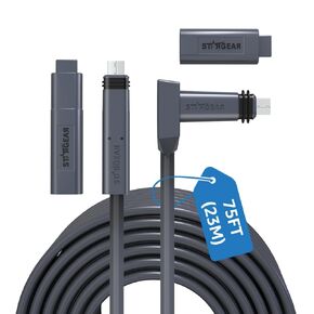 Starlink Actuated Gen 2 150FT Starlink Cable, Starlink SPX Rectangular Satellite V2 Replacement Cable with Dust End Cap Waterproof (150FT/46M)