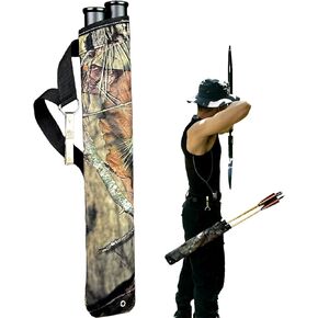 Camouflage Arrow Tube - Camo Arrow Quiver for Bow Hunting - Quiver Leg - Quiver Quiver with Belt - Arrows for Compound Recurve Bow Quiver for Hunting Target Practicing Youth and Adults