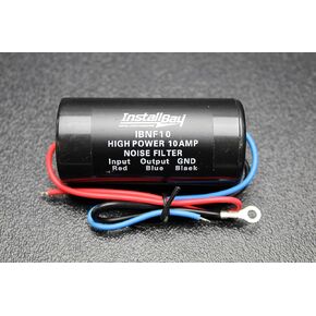 (1) Noise Filter 10 AMPS 12V HUM Filter Noise Engine Suppressor Wire IBNF10