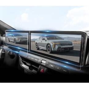 BIBIBO 4Pcs for 2025 Kia K4 Screen Protector 2025 Kia K4 LX/GT-Line/GT-Line Turbo Dual 12.3" Display [Anti-Glare Anti-Scratch Ultra-Clear] 2025 Kia K4 Accessories 2025 K4 Radio