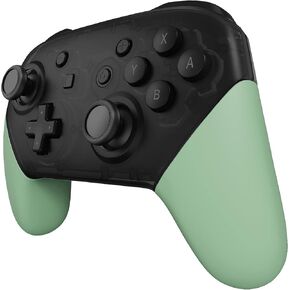 eXtremeRate Matcha Green Replacement Handle Grips for Nintendo Switch Pro Controller, DIY Custom Hand Grip Shell for Nintendo Switch Pro Controller - Controller NOT Included