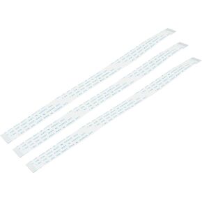 uxcell FFC Flat Flexible Cable, 24Pin AWM 20624 80C 60V VW-1 0.5mm Pitch Power Ribbons Cable for LCD TV Car Audio DVD Player Laptop, 200mm Length 3Pcs