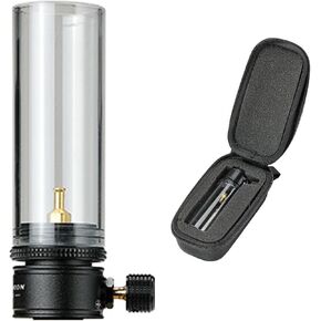 CAMPINGMOON Camping Gas Lantern Mini Gas Candle Black BKT-1D