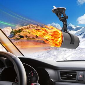 Car Heater, 24V 216W Portable Car Defroster, 2 in 1 Car Heating & Cooling Fan, Quickly Defrost Defogger Demister with Plug in Cigarette Lighter for Car SUV RV Jeeps Trucks (24V)