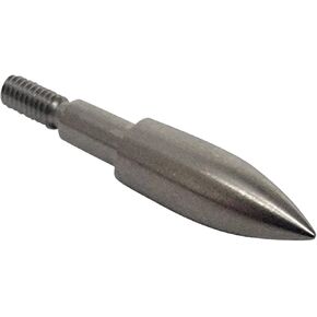 Southland Archery Supply Premium Screw in Bullet Point Stainless Steel for Shaft Arrows Made in USA - 12/Pack