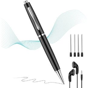 64GB Digital Voice Recorder with Playback: Voice Activated Recorder with AI Noise Reduction - Recording Device for Lectures | Classes | Meetings | Interviews