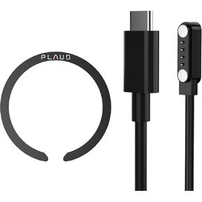 Voice Recorder Accessory Kit Set for PLAUD Note, Includes 2FT Magnetic USB-C Charging Cable and Magnetic Ring, Compatible with PLAUD Note AI Recorder
