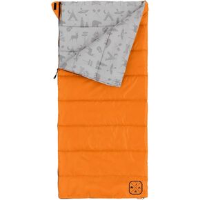 CORE 50 Degree Youth Sleeping Bag | Lightweight & Compact for Boys & Girls | Perfect for Indoor or Outdoor Use, Camping, Backpacking, Hiking, & Sleepovers | Ideal for Warm & Cooler 3 Season Weather