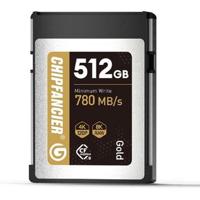 CFexpress 2.0 Type B 512GB Memory Card Up to 1750MB/s Read 1420MB/s Write-Raw 8K Video Recording Compatible with Nikon D5/D6/Z7/Z9 Panasonic Canon EOS DJ for Photographers Light Red