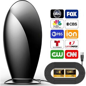 680 Miles Range TV Antenna Indoor,TV Antenna for Smart TV,Tv Antenna for Local Channels,Digital Antenna for Smart tv Indoor,Support 4K 1080P Ultra HD Channel with Amplifier and Strong Signal