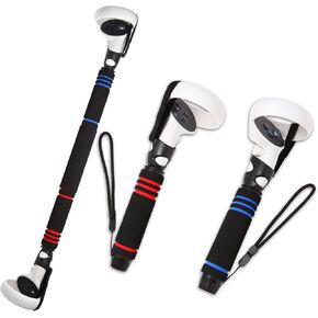 VR Game Handle Attachments for Meta/Oculus Quest 2 Gorilla Tag Accessories,VR Gorilla Tag Long Arms Grips for Meta Quest 2 Beat Saber Golf Club Baseball and VR Games