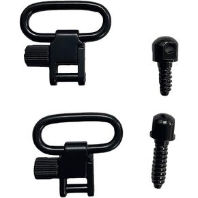 Rifle Sling Clips Quick Detach 1" 2 Pieces QD Swivels, QD Sling Swivels