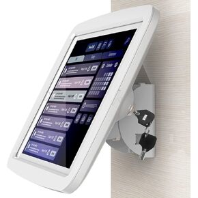 Tablet Wall Mount Compatible with 10.2 inch iPad 7th 8th 9th Gen Lockable Tiltable Anti Theft Security Adjustable