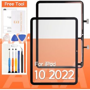 Screen Replacement for iPad 10 (10th Generation) A2696 A2757 A2777 10.9",for ipad 2022 Touch Screen Panel Digitizer Screen Replacement Full Assembly Repair Kits