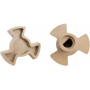 2PCS Microwave Turntable Coupler, Microwave Parts of Turntable Roller Guide Support, Accessories for Microwave Plates(Shaft Length - 0.59inch)