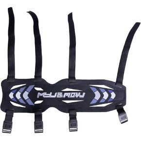 11.2in Long/6.7in Short Armguard Professional Competition Archery Bow Range with 4-Strap/2-Strap Buckles Shooting Practice Guard Nylon Carbon Forearm Protector Arm Guard