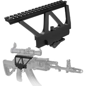 Side Scope Mount - Quick Detach Scope Mount Side Picatinny Rail Mount for Red Dot Optic Scope