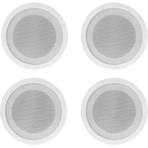 Rockville CCL5T White 70V 5" Commercial Ceiling Speakers 4 Restaurant/Office