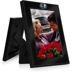 Hidden Spy Camera Detector, Security Camera with Photo Frame Nanny Cam with Full HD 1080P, Motion Detection Long Standby for Home Office Family, No WiFi up to 128GB SD Card, No Audio