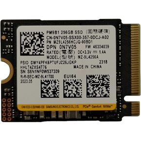 OEM Samsun PM9B1 256GB M.2 PCI-e NVME SSD Internal Solid State Drive 30mm 2230 Form Factor M Key Steam Deck