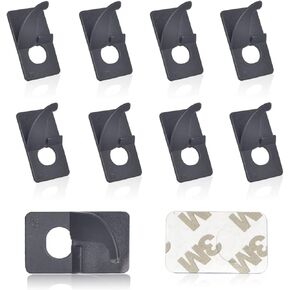 8pcs Plastic Arrow Rest Recurve Bow Arrow Rest Adhesive Back Hunting Shooting Targeting Accessory for Right or Left Hand