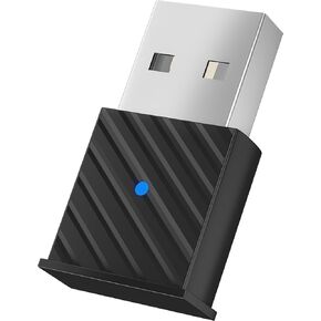 USB Bluetooth Adapter for PC, Plug & Play Bluetooth Dongle for PC, Mac, Headphones, Wireless Audio Transmitter for Computer Desktop, Supports Windows 11/10/8.1 & macOS, PS4/PS5, Speaker