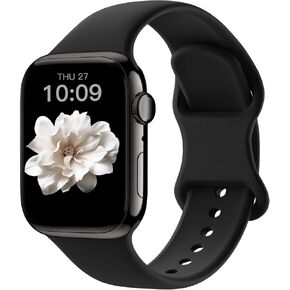 Sunnywoo Patenting Sport Bands Compatible with Apple Watch Bands for Women Men 40mm 41mm 42mm 38mm, 44mm 45mm 46mm 49mm, Soft Silicone Watch Straps for iWatch Series 10/9/8/7/6/5/4/3/2/1 Ultra SE
