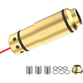 380acp Laser Training Cartridge for Dry Fire Training System with 3 Set Batteries