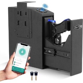 مسدس آمن للمسدس ، مسدس Biometric Slider آمن ، 4 طرق الوصول السري