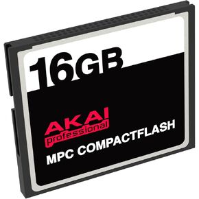 AKAI 16GB CompactFlash CF Memory Card for MPC 500, MPC 1000, MPC 2500, and More, Compact Flash Card for Keyboards and Recording Devices, MPC Memory Cards, CF Card Storage and Transfer - 16 GB