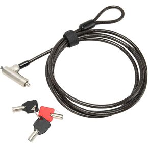 Laptop Lock Universal Laptop Cable Lock Combination Computer Lock for Dell for HP for for for for Acer, 3 Keys Retractable Computer Security Cable