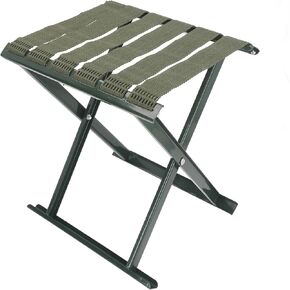 gernie Folding Stool, Portable Heavy Duty Camping Stool, Hold up to 600 lbs, Outdoor Portable Chair, Compact Folding Chair for Camping Fishing Walking Hiking Gardening and Beach (A)