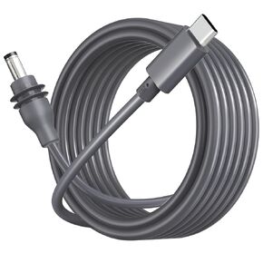 Starlink Mini Cable, Starlink Mini USB C to DC Power Cord, Type C Input to DC 20V 5A Barrel Jack Cable, Work with 100W PD Charger and PD Power Bank (2M/6.6FT)