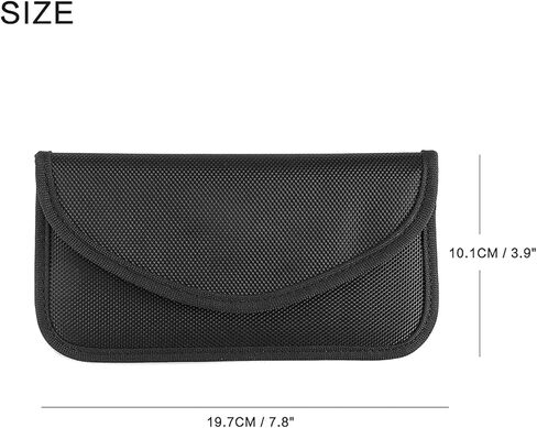 أكياس Aozbz 2 Pack Faraday ، وحقيبة Faraday التي تمنع Faraday لمفاتيح السيارات ومحافظة Pouch Pouch Pouch المحفظة على الهاتف الخليوي و WiFi/NFC/GSM/LTE GPS in Kuwait