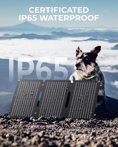 [تم ترقيتها] شاحن شمسي 30W مع Kickstand ، BigBlue Solarpowa 30 شاحن لوحة الطاقة الشمسية ETFE مع DC ، PD 20W USB-C و USB-A ، IP65 مقاوم للماء ، متوافق مع iPhone و Samsung و iPad ، محطة طاقة صغيرة in Kuwait