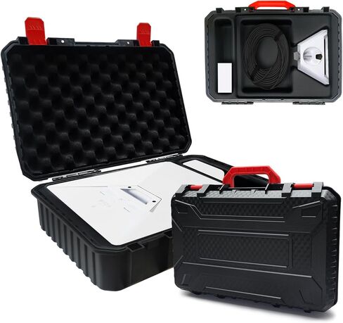 حالة صلبة محمولة تناسب مجموعة أطباق Starlink Mini ، علبة مقاومة للماء ، و Precision Cut Eva لتخزين ملحقات Mini Storage ، ومتانة معتمدة من شركات الطيران ، ومريحة للسفر في الهواء الطلق الاستخدام in Kuwait