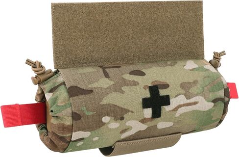 Petac Gear تكتيكي الإسعافات الأولية ، حقيبة تفريغ ، صدمة طبية ، حقيبة إسقاط ، EMT IFAK ، وحمل البطن الفرعي مع Hook-N-loop (CB) in Kuwait