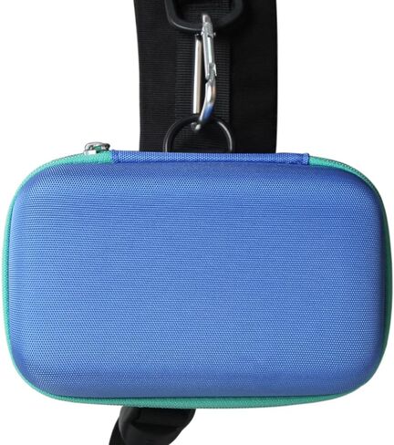 Hermitshell Hard Travel Case for Soundcore Select 4 Go Bluetooth Speaker by Anker (Only Case) (Blue+Green Zipper) in Kuwait
