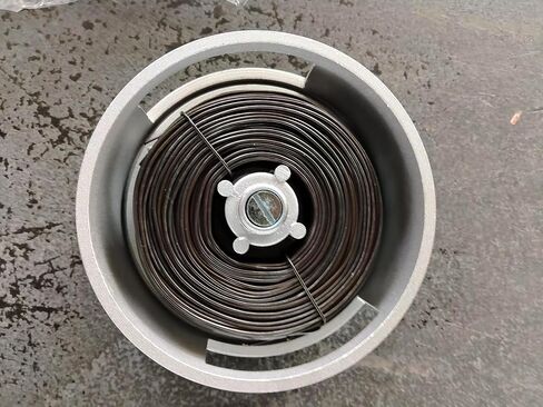 Aluminium Wheel Reel, Lightweight Aluminum, Left Handed and Right Handed with Rewind Knob and Tie Wire Aluminium Reel and Ribar Tie Wire 16 Gauge and 6' Plier Combo in Saudi Arabia