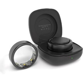 Halo Ring Smart Ring Latest 2024 Gen - No Monthly Subscription, Our Most Comprehensive Smart Health Ring, Men’s and Women’s Health, Fitness, Sleep, Black, Size 8