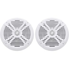 Pair Rockville RMSTS80W 8" 1000w Waterproof Marine Boat Speakers 2-Way White